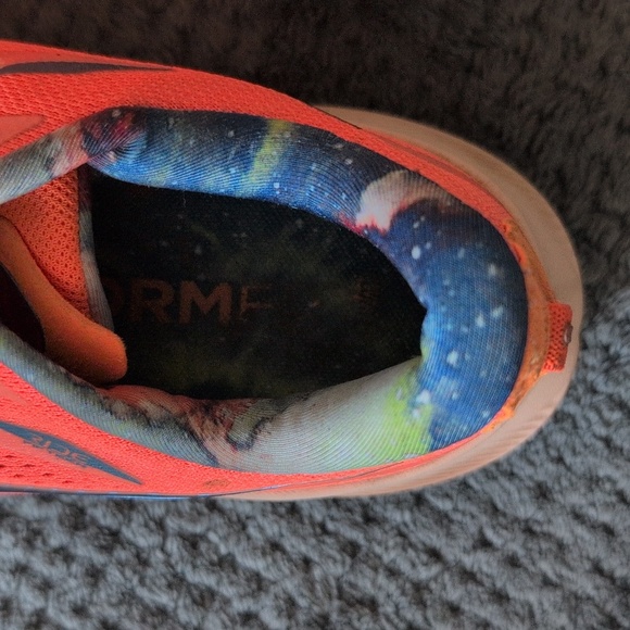 Saucony Ride 15 Orange Athletic Running Shoes Size 9 - Picture 3 of 5